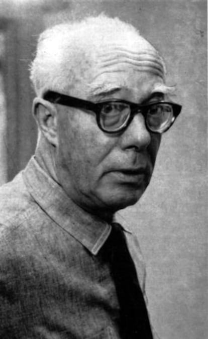 El compositor catalán Robert Gerhard.