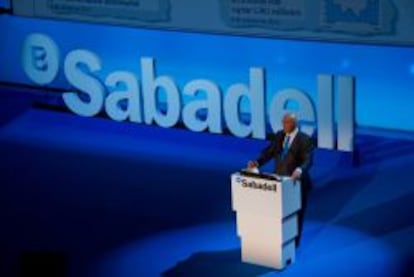 El presidente de Banco Sabadell, Josep Oliu.