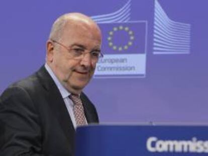 El vicepresidente de la Comisión Europea y comisario de Competencia, Joaquín Almunia. EFE/Archivo