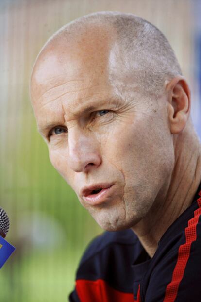 El seleccionador de Estados Unidos,  Bob Bradley.