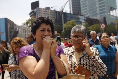 Escenas de pánico en Ciudad de México.