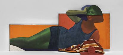 'L'œuvre Soudain l'été dernier', de Martial Raysse, de 1963