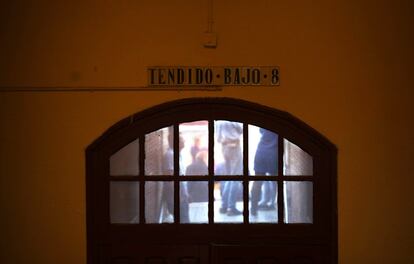 Puerta de acceso al tendido Ocho Bajo.