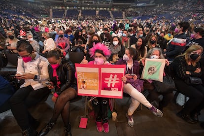 Público asistente al concierto en el WiZink Center.