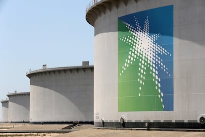 Refinería de petróleo de Aramco en Arabia Saudí.