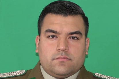 El teniente de Carabineros, Emmanuel Sánchez Soto