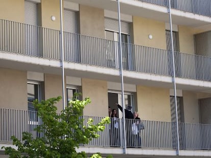 Viviendas protegidas de alquiler en Barcelona, en una imagen de archivo.