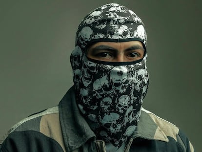 El 'narco rapero' mexicano, Makabelico, en una imagen difundida en sus redes sociales.
