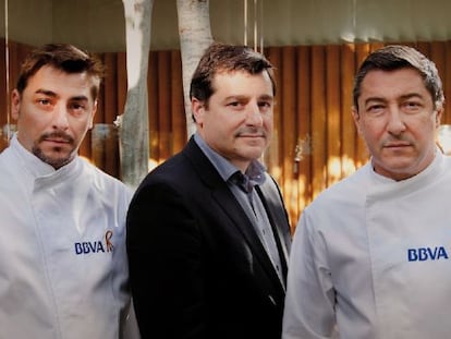 Jordi, Josep y Joan Roca; propietarios de El Celler de Can Roca.