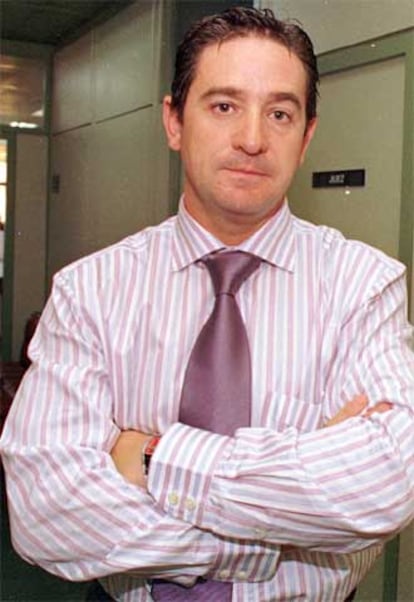 Salvador Alba Mesa, en su juzgado de Las Palmas de Gran Canaria.