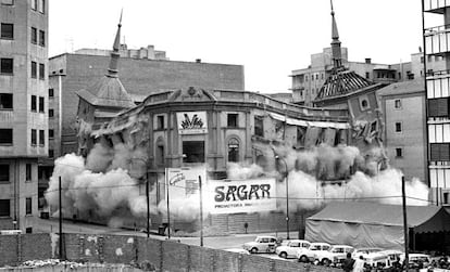 Voladura de diario 'Madrid', el 24 de abril de 1973.