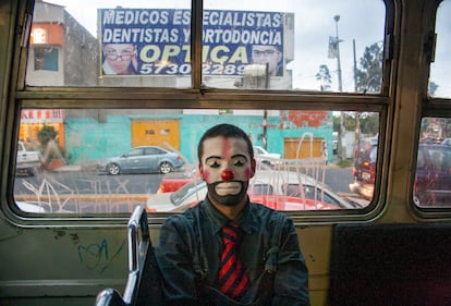 Payaso urbano de Neza (México).