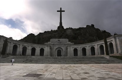 Entrada a la basílica del Valle de los Caídos, la semana pasada.