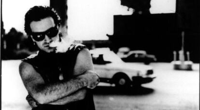 El cantante de U2, Bono, en una foto de los años 80.