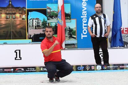 Imagen actual de José Gómez Guerrero durante un campeonato europeo celebrado en Torrelavega (Cantabria).