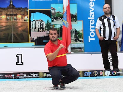 Imagen actual de José Gómez Guerrero durante un campeonato europeo celebrado en Torrelavega (Cantabria).