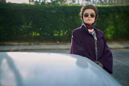 Helena Bonham Carter, la princesa Margarita en la cuarta temporada de la serie.