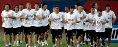 La selección argentina se entrena el viernes en Maracaibo.