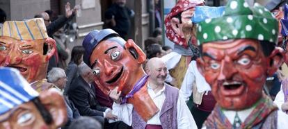 Una imagen del desfile del Preg&oacute; de las fiestas de la Magdalena en Castell&oacute;n.