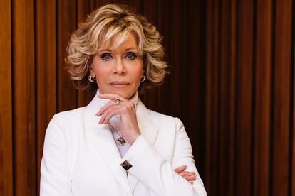 Jane Fonda es desde 2006 imagen europea de la gama Age Perfect de L'Oral Paris. A sus 82 a?os sigue siendo un icono a imitar.