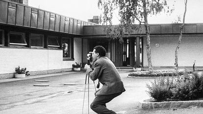 Manolo Gallego en Oslo, 1956.