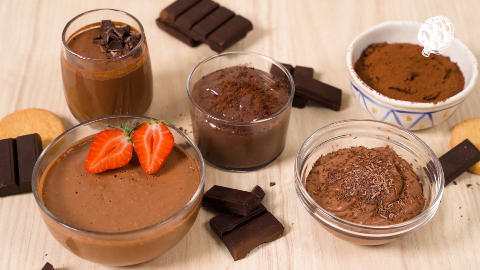 ¿Hay alguna receta rápida de mousse de chocolate que esté buena?