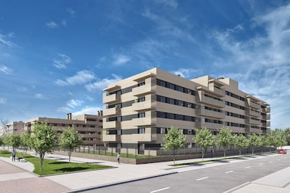 Uno de los proyectos residenciales en Alcorcón del Plan Vive de la Comunidad de Madrid.