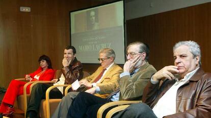 De izquierda a derecha, Rosa Montero, Jordi Gràcia, Enric Badosa, Rafael Borràs y Juan Marsé.
