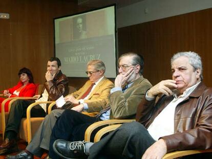 De izquierda a derecha, Rosa Montero, Jordi Gràcia, Enric Badosa, Rafael Borràs y Juan Marsé.