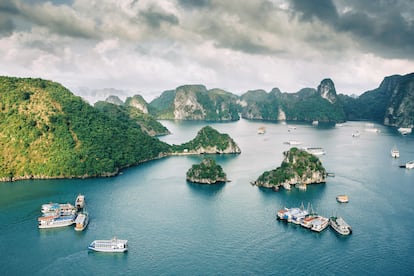 La impresionante bahía de Ha Long, en Vietnam.
