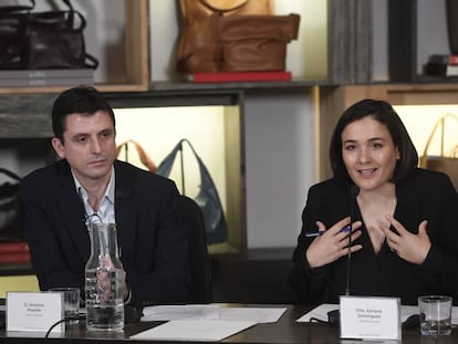 Antonio Puente, director general, y Adriana Domínguez, presidenta ejecutiva de Adolfo Domínguez