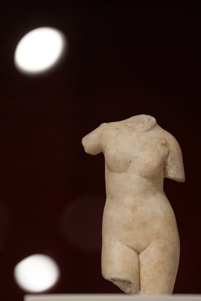  La "Venus de Empúries" una de las piezas expuestas en el Museo de Arqueología de Cataluña (MAC), que ha renovado totalmente su colección permanente romana.  