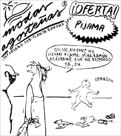 Moda agosteña de Flavita Banana: el pijama