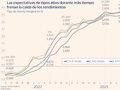 El Tesoro coloca 5.118 millones en letras con una demanda récord de pequeños inversores