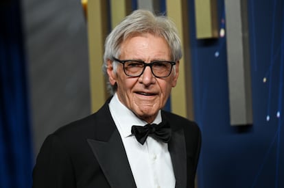 Harrison Ford, en los premios Emmy celebrados en el Peacock Theater de Los Ángeles, el 14 de septiembre de 2025.