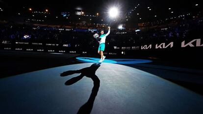 Djokovic, tras ganar el Open de Australia.