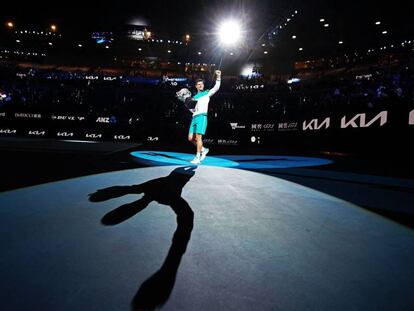 Djokovic, tras ganar el Open de Australia.