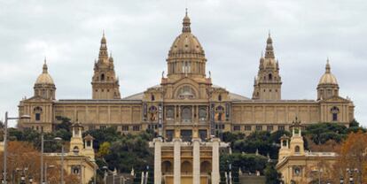 El Palau Nacional de Montjuïc, sede del Museo Nacional de Arte de Cataluña.