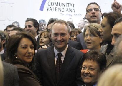 Alberto Fabra, durante el D&iacute;a de la Comunitat Valenciana en Fitur.