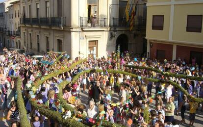 Una imagen de la Feria de San Gil de 2013, en Enguera.