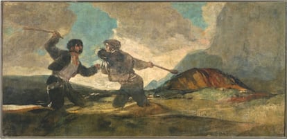 Francisco de Goya’s 'Duelo a garrotazos [Duel with Cudgels].’