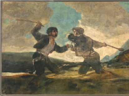 'Duelo a garrotazos', de Francisco de Goya.
