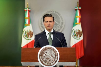 El presidente mexicano, Enrique Peña Nieto.