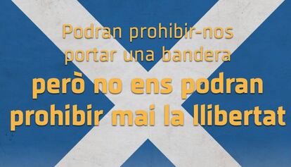 Campanya para promover la bandera escocesa domingo.