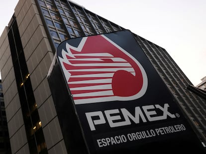 La sede de Pemex en Ciudad de México, en febrero de 2022.