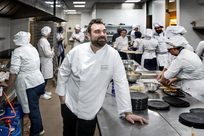 El chef Marcos Campos, en el certamen Mediterránea Gastrónoma en la Feria de Valencia.