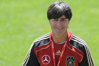 Joachim Löw, en un entrenamiento de la selección alemana.