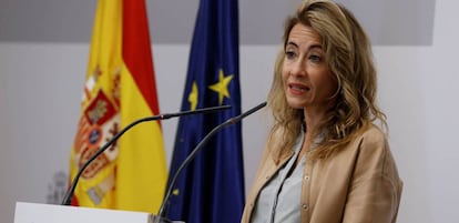 La ministra de Transportes, Movilidad y Agenda Urbana, Raquel Sánchez.