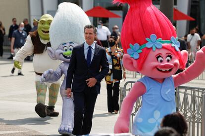 El gobernador de California, Gavin Newsom