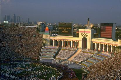 El Los Angeles Memorial Coliseum fue el escenario que albergó los Juegos de Los Angeles en 1984.